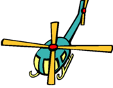 Dibuix Helicòpter V pintat per nono