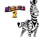 Dibuix Madagascar 2 Marty pintat per nora f. t.