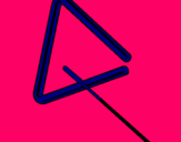 Dibuix Triangle pintat per JANNA