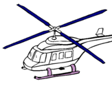 Dibuix Helicòpter  pintat per VIOLANT