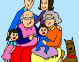 Dibuix Família pintat per CARLA VAQUÉ RODELLAS