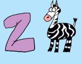 Dibuix Zebra pintat per esteruki
