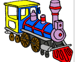Dibuix Tren pintat per BIEL FREIRE