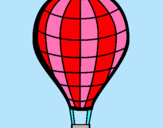 Dibuix Globus aerostàtic pintat per ramon ccortasa