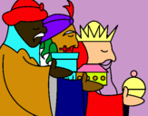 Dibuix Els Reis Mags 3 pintat per ARIÀ