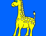 Dibuix Girafa pintat per Gigina