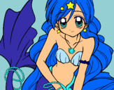 Dibuix Sirena pintat per Maki