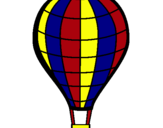 Dibuix Globus aerostàtic pintat per alejandro
