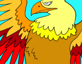 Dibuix Àguila Imperial Romana pintat per eliaselguay