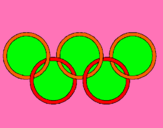 Dibuix Anelles dels jocs olímpics pintat per beniopa