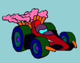 Dibuix Cotxe de Fórmula 1 pintat per CLAUDIA CUNILL
