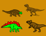 Dibuix Dinosauris de terra pintat per JOAN