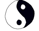 Dibuix Yin yang pintat per alejandro