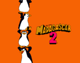 Dibuix Madagascar 2 Pingüins pintat per bob esponja