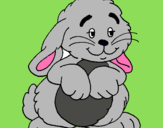 Dibuix Conill afectuós   pintat per =) $