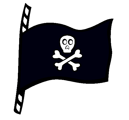Dibuix Bandera pirata pintat per    POL