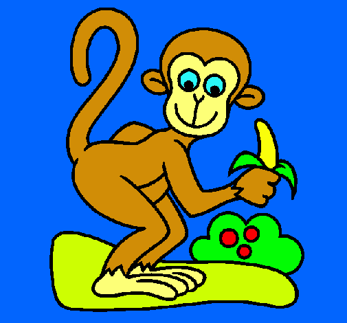 Dibuix Mono pintat per Gigina