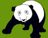 Dibuix Ós panda pintat per lina9j