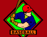 Dibuix Logotip de beisbol  pintat per ALBERT