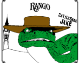 Dibuix Rattlesmar Jake pintat per adria peradalta