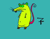 Dibuix Rata pintat per ratoli