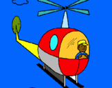Dibuix Helicòpter pintat per YOKOHAMA