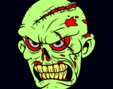 Dibuix Zombie pintat per Marc 