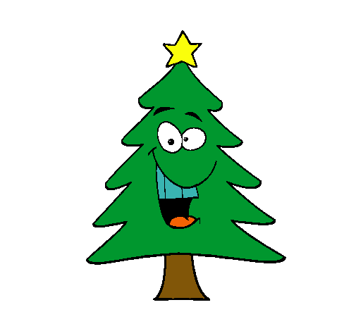Dibuix arbre nadal pintat per josep