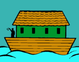 Dibuix Arca de Noe pintat per beniopa