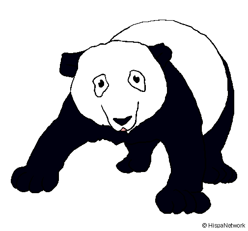 Dibuix Ós panda pintat per alejandro