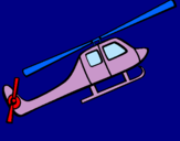 Dibuix Helicòpter de joguina pintat per YOKOHAMA