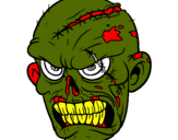 Dibuix Zombie pintat per ferran