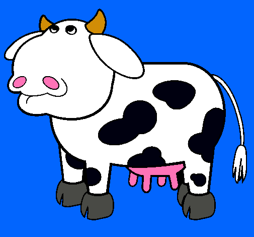 Dibuix Vaca pensativa pintat per YOKOHAMA