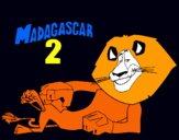 Dibuix Madagascar 2 Alex pintat per juan can pomar