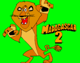 Dibuix Madagascar 2 Alex pintat per antonio 77