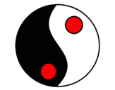 Dibuix Yin i yang pintat per lucia reñe blazquez