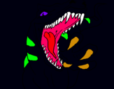 Dibuix Velociraptor II pintat per iu