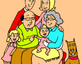 Dibuix Família pintat per Mar Genius   familia