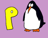 Dibuix Pingüi pintat per kareena