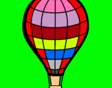 Dibuix Globus aerostàtic pintat per jana