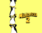 Dibuix Madagascar 2 Pingüins pintat per MARC