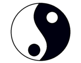 Dibuix Yin i yang pintat per alejandro