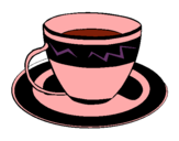 Dibuix Tassa de cafè pintat per sira