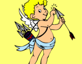 Dibuix Cupido pintat per bernat prat