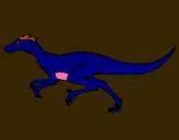Dibuix Velociraptor  pintat per BERNAT PASCUAL