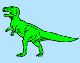 Dibuix Tiranosaurus Rex pintat per Alex