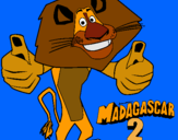 Dibuix Madagascar 2 Alex pintat per Gerard P.R.