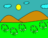 Dibuix Muntanyes 4 pintat per khafsa