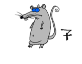 Dibuix Rata pintat per danei