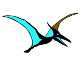 Dibuix Pterodàctil pintat per ernest